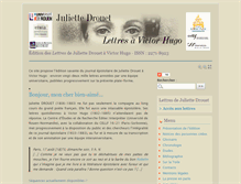 Tablet Screenshot of juliettedrouet.org